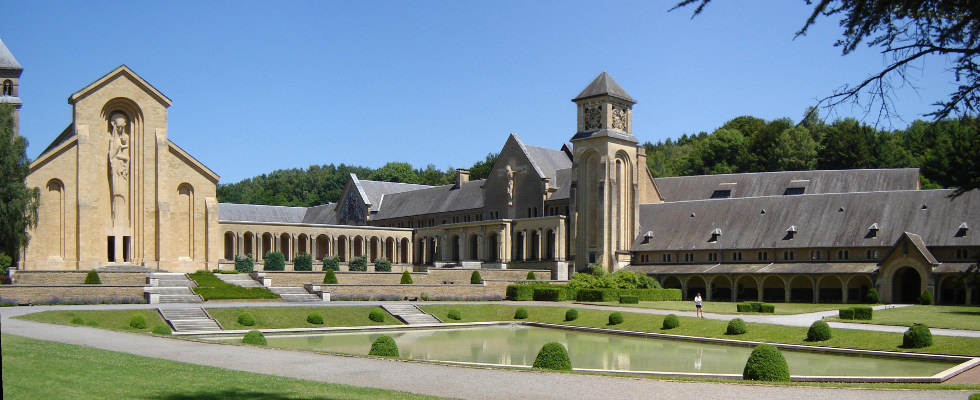 Cour d'honneur de l'Abbaye d'Orval